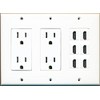RiteAV 15 Amp Duplex Power Outlet x 2 & 6