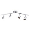 Lamp Holder 4 Head Adjustable Flexible Rotation GU10 Light Holder