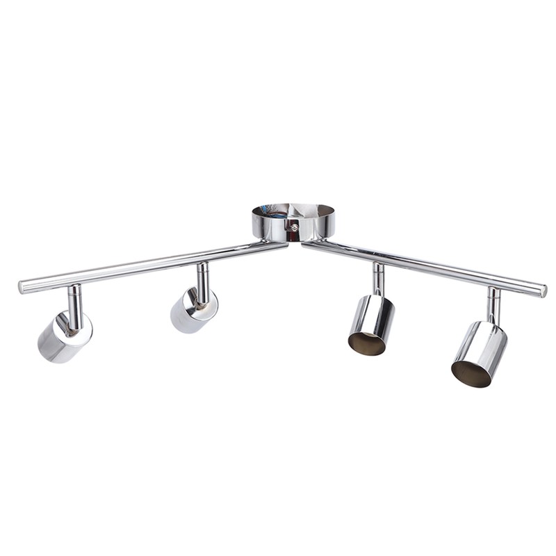 Lamp Holder 4 Head Adjustable Flexible Rotation GU10 Light Holder