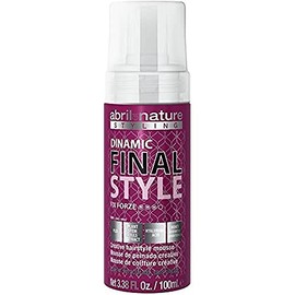 abril et nature - Foam for creative hairstyles - Strong, long-lasting fixing foam - Ideal for styling while drying - Washes out easily - Higher shine and anti-frizz - 200 ml
