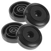 SUPVOX 12pcs Speaker Isolation Pads for Subwoofer Stand Absorber Feet