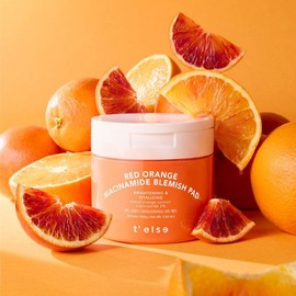 TLS Red Orange Niacinamide Blemish Pad 160g 70 sheets / 레드 오렌지 나이아신아마이드 잡티 패드 160g70매