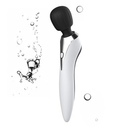 OFAK Wireless Electric Handheld Mini Massager - Portable Waterproof Back Massager Tool with Multiple Modes and Speed Black