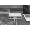 DIGITUS Desktop Modular Patch Panel Shielded 8 Port Light Grey