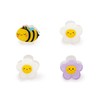 Legami - Set di 4 Mini Mollette per Capelli Clip