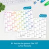 Häfft 5 x Wall Calendar 2026 A4 Landscape "Rainbow" +