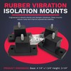 DuctlessAire Rubber Vibration Isolation Mounts - Anti Shaking Mount for