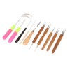 12pcs Dreadlocks Tool Set Dreadlocks Crochet Hook Hair Locking Tool
