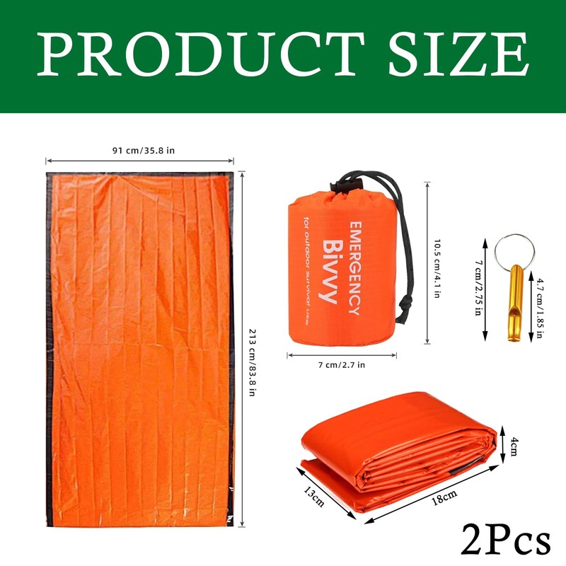 Bivvy Bag Survival Bag Emergency Blanket Emergency Bivvy Bag Survival