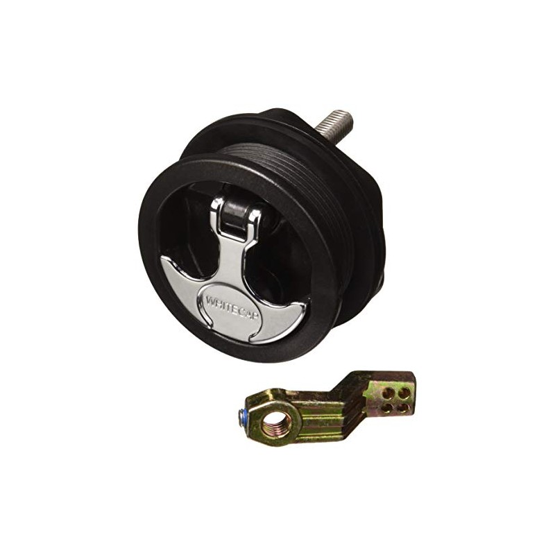 Whitecap S-0230BC T-Handle Latch - Non-Locking , Black