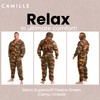 Camille Mens Super Soft Fleece Onesie - Hooded All in