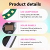 Solar Heart LED Car Light – 6 Lighting Modes, Vibration