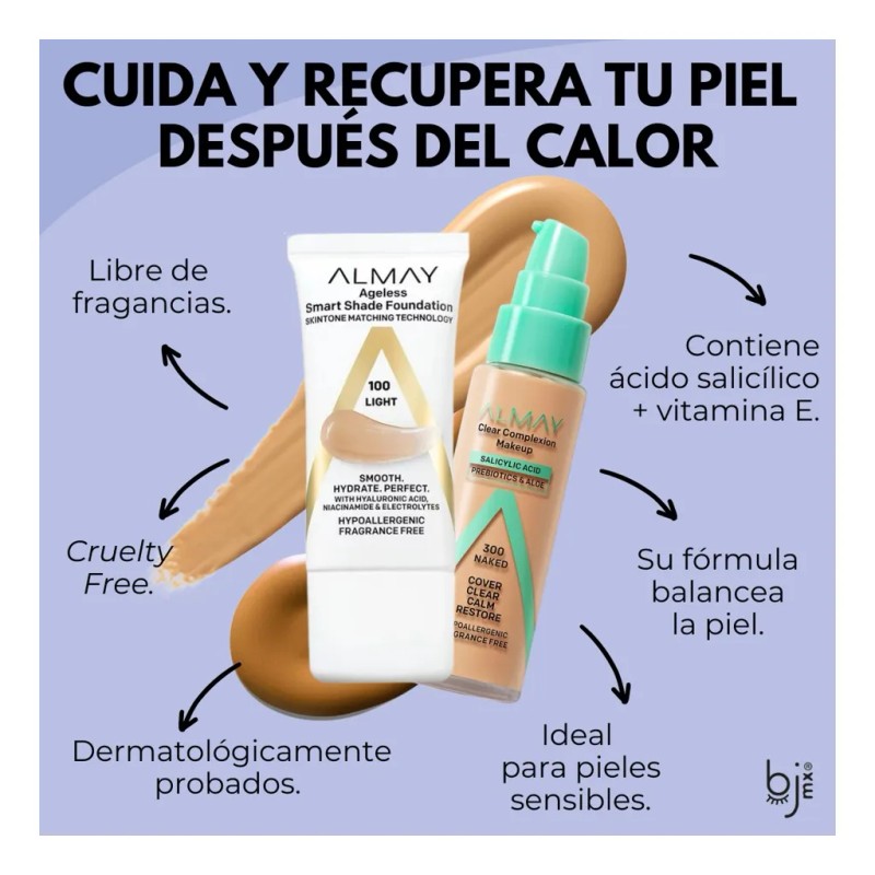 Base Hipoalergenica Smart Shade Ageless Almay Light