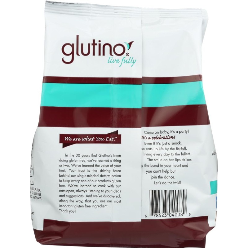 Glutino Gluten Free Pretzel Twists, 8-Ounce Bags (Pack of 12)