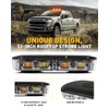 HLauto 700A Rooftop Emergency Strobe Lights Bar, 72 LED Amber