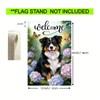 Australian Shepherd Spring Summer Garden Flag 12x18 Double Sided