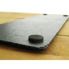 Slate Plate 30 cm Length Corner Slim [Rectangular Black Dinnerware Stone