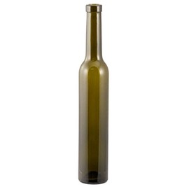 The Cary Company 30WICG 375 mL Antique Green Bellissima Ice Wine Bottles, 2.5" ID, Glass (Pack of 12)
