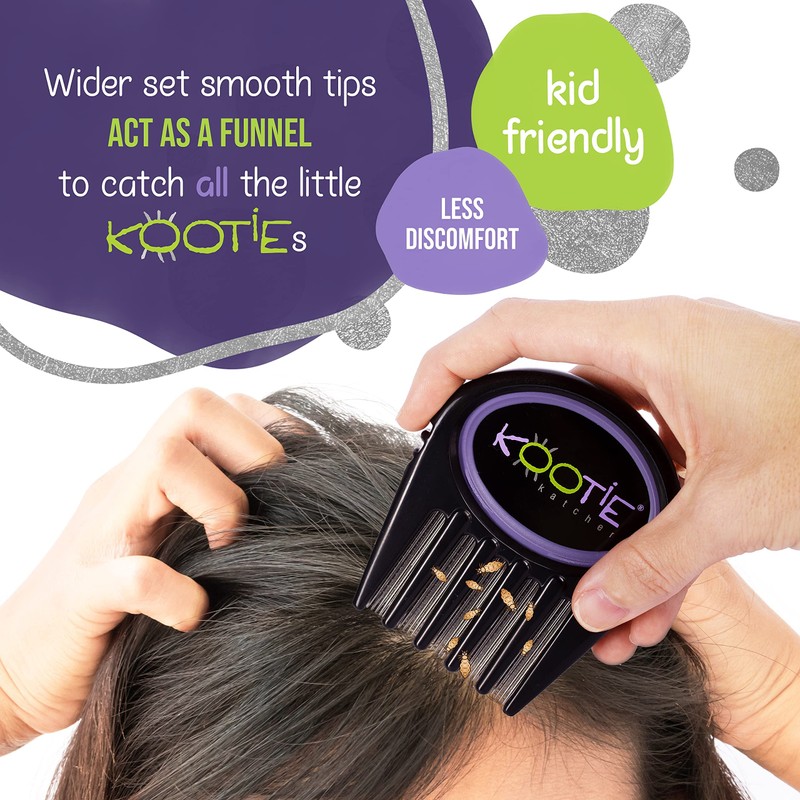 Kootie Katcher – Lice Comb - Nit Comb - Metal