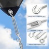 Rope Tensioner Stainless Steel 304, Pack of 6 M6 Turnbuckles,