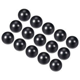 CoCud Thermoset Ball Knob M8 Female Thread 25mm Diameter Plastic Metric Hand Screw Grip Black for Lathe Machine Lever Handle 15pcs