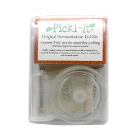 Pickl-It Original Fermentation Lid Kit Convert 'Fido' Jars For Anaerobic Pickling