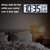 WallarGe 14.5'' Atomic Clock with Backlight, Large Digital Wall Clock