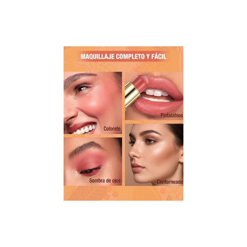 Erinde Rubor y Bronceador Cremoso Multiusos, Barra de Maquillaje 2