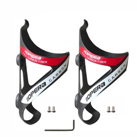 OPERA Carbon Bicycle Bottle Cage, Bottle Holder, Carbon, Common Road Bike Mountain Bike, 2 pcs