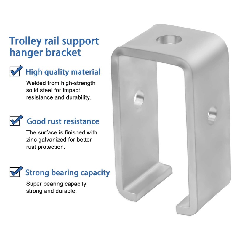 Strut Channel Trolley Track Hanger Bracket ,1200 LB Load Rated