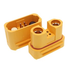 Amass AS150U Conector de alta corriente CC, cabeza de plátano, antiparque, con pin de señal, batería de litio, piezas de enchufe impermeables