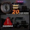 ASPL 26inch 126 LED Emergency Rooftop Strobe Lights Bar w/Controller
