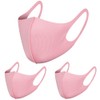 NUÜR 3 Pcs Reusable Face Mask, with Ear Loops, Breathable,