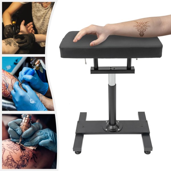 Unbranded Adjustable Armrest Stand Portable Tattoo Hand Rest Black Tattoo