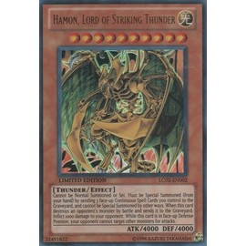 YuGiOh Legendary Collection 2 Single Card Hamon, Lord of Striking Thunder LC02-EN002 Ultra Rare by YuGIOH