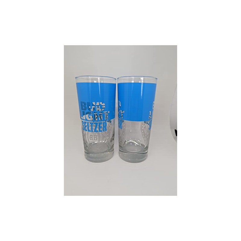 Bud Light Seltzer Glasses - Set of 2
