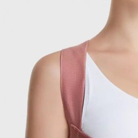 등 허리 상체 굽은 어깨 펴기 착용 지지대 일상 생활 개선 보조 탄력 조절 [핑크 M] Back and Waist Upper Body Posture Correction Support Bracing Everyday Life Improvement Adjustable Elastic [Pink M]