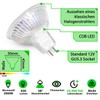 greenandco 10x MR16 GU5.3 LED Spotlight, 5 W, 430 lm,
