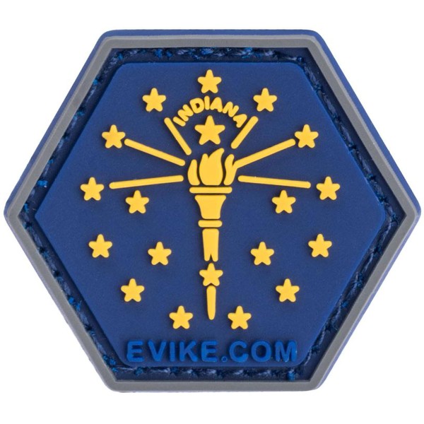 Evike Operator Profile PVC Hex Patch State Flag Series (Model: