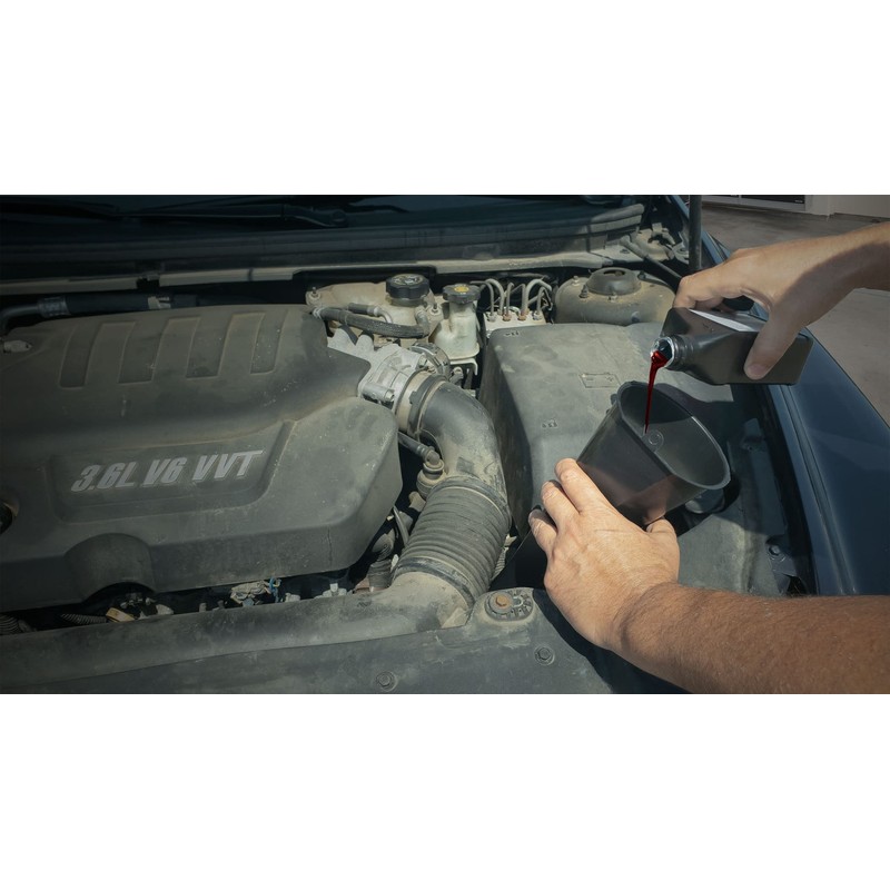 LubriMatic 75-068 Long Neck Plastic Funnel - 2 Quart