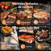 YOMYM Inalámbrico Termómetro Carne,Termómetro Digital Cocina,con 2 Sondas