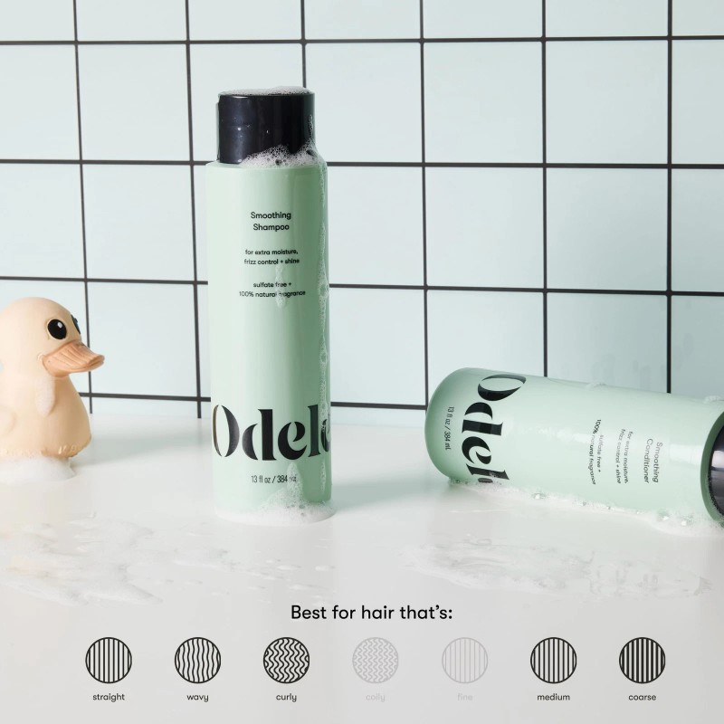 Odele Smoothing Shampoo and Conditioner 13 Fl Oz Pack of