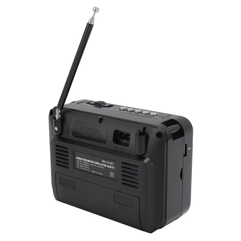 Portable Shortwave Radio FM AM SW Bluetooth 5.0 Multifunction Multi