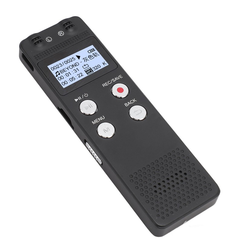 Digital Voice Recorder Multifunction Clear Sound One Click Recording MP3