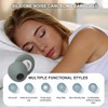 Dazzlet White Comfortable Reusable Noise Reducing Earplugs for Sleep, Deep