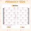Wxiben Pink Bow Notebook Journal - Coquete Notebook Journal for