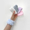 Microfiber Face Washing Wristband 5-color White 6ea
