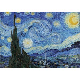 Educa - Puzzle 1000 Pieces for Adults | The Starry Night, 1000 Pieces Puzzle for Adults and Children from 14 Years, Vincent Van Gogh (19263)