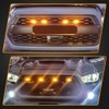 AUXLIGHT Car Accessories, 4PCS LED Front Grille Raptor Lights with