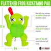 MotoBuddy Motorcycle Kickstand Pad. Universal Fit. Large. (Flattened Frog)